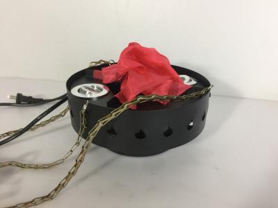 China red led silk flame light with iron shell for sale