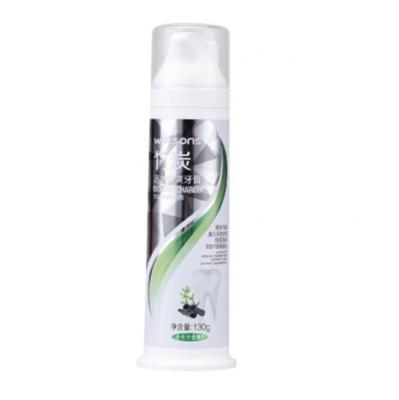 China PP Custom Color Airless Toothpaste Pump Tube for 100ml 110ml Toothpaste Empty Bottle for sale