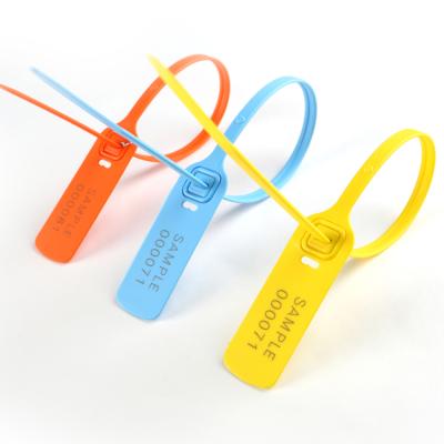China High Strength Visible Plastic Seal Tamper ST-34001 400mm Security Seals Plastic for sale