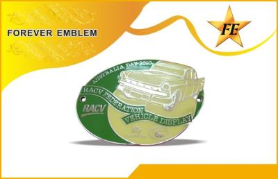 China Moulded Plastic Chrome Metal Car Emblem for sale