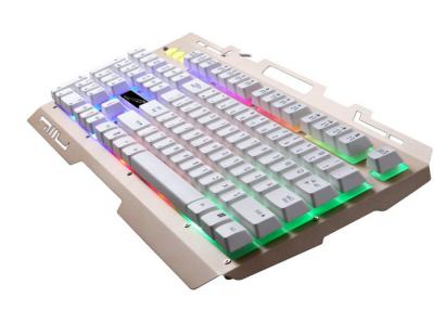China Teclado reservado verde ergonómico iluminado LED colorido del juego del teclado inalámbrico en venta