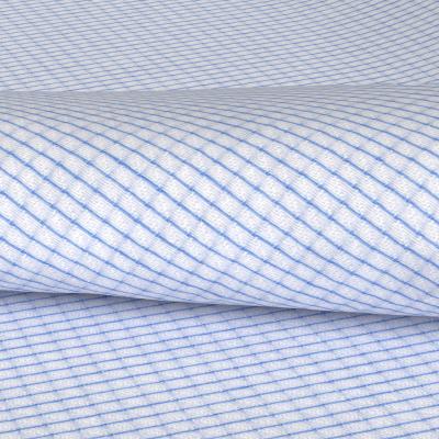 China RTS 50s Cotton Yarn Anti-Static Dobby Dobby Solid Midweight Woven Shirting Fabric 100% Cotton Fabric for sale