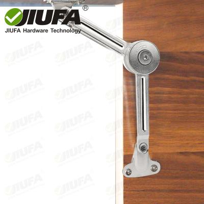 China Pneumatic Furniture Cabinet Door JIUFA Furniture Hardware Cabinet Right Arm Flap Lid Stay Support Hinge For Furniture for sale