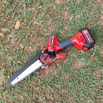 China Mini 8-Inch Electric Chainsaw Cordless Brushless Portable Handheld with Auto Chain Regulator & Auto Oiler for Wood Cutting for sale