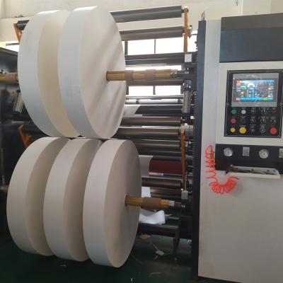 China BINBAO High Speed Automatic Slitting Machine Roll Paper Slitting Machine For Food Coated Paper Cups Bottom And Bags Forming Machine Manufacturer Price for sale