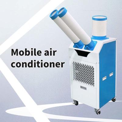 China 15000 BTU Dual-Vent Portable Air Conditioner with Freon Cooling & Wheeled Design for sale