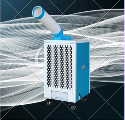 China Compacto e conveniente refrigerador de ar móvel com barbatana de alumínio refrigerador de filme hidrofílico e compressor de balanço à venda