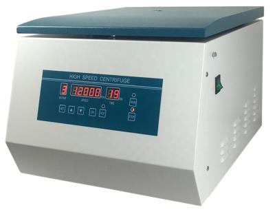 China Metal Laboratory Medical Bench High Speed Centrifuge for sale