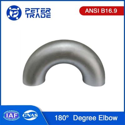 Chine ASME B16.9 Pipe de raccordement coude long rayon coudes 180 degrés Pipe en acier inoxydable coude A403 WP304 WP304H WP304L à vendre