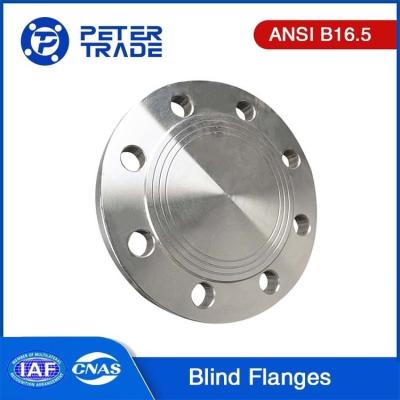 China 150LB ANSI/ASME B16.5 Flancas fechadas de aço carbono A105 Face elevada e face plana para tubulações à venda