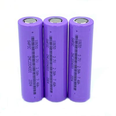 Κίνα ROSH 3.7V 2000mAh 18650 ιονική μπαταρία λίθιου προς πώληση