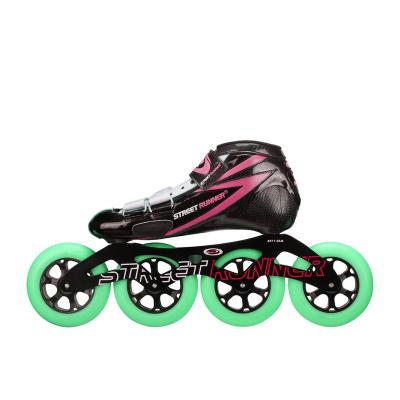 China This is for Profession Skates 2020 Layer Carbon Fiber Quad Roller Skates 4 Wheel Inline Speed Skates Professional Shoes For Adult for sale