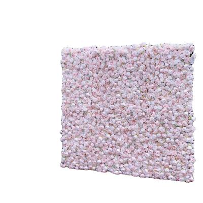China Wholesale Wedding Silk Flower Wall 40*60cm Indoor Outdoor Decoration Artificial Event Backdrop Panels for sale