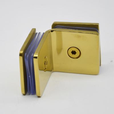 China Clip Stainless steel glass to glass 90 degree, material SS304, finishing satin or mirror, for 9-12mm glass à venda