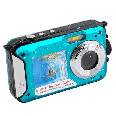 China Waterproof/Shockproof Underwater Cameras FHD 2.7K, Digital Selfie Screen Dual Camera 48MP Waterproof Camcorder for sale