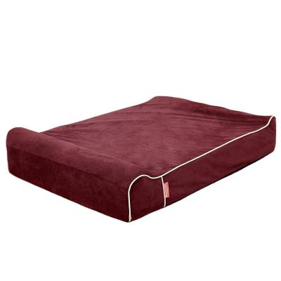 China Travel Dropshipping Laifug Orthopedic Memory Foam Portable Cheap Dog Pet Bed for sale