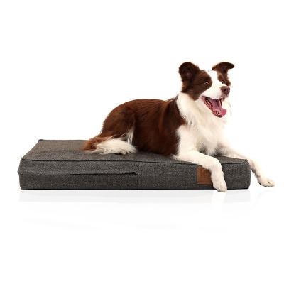 China Travel Laifug dropshipping orthopedic memory foam dog pet bed for sale