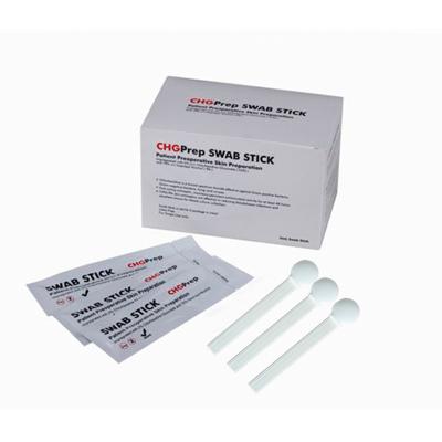 China Large Head Sponge Skin Degermination Foam Surgical Antiseptic Swab Stick Round Sterile Medical Disposable Prep Chg Ipa for sale