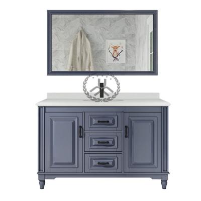 China OEM&ODM Modern Mirror Bathroom Vanity Bathroom Set Furniture Bathroom Hotel Set for sale