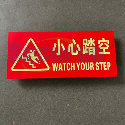 Cina Orologio di alluminio stampabile di sicurezza del ODM il vostro auto della segnaletica di sicurezza di punto luminoso in vendita