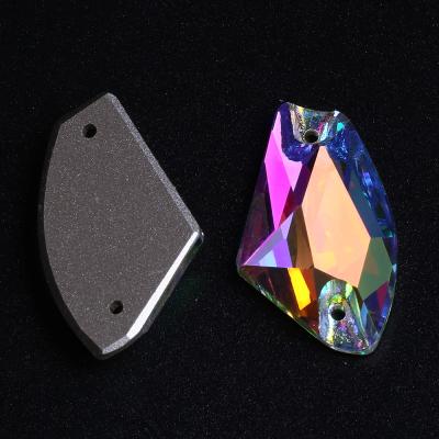 China Wholesale Flatback WHATSTONE K9 Shape Galactic Fake Sewing Stones Sew Flat Back On Crystals Stones For Wedding Dress Decoration for sale
