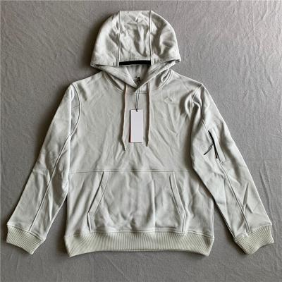 China Wholesale french print heavy hoodie vintage anti-pilling terry pullover plain white plus size men's hoodies and sweatshirts for sale