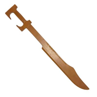 China Weapen Toy High Quality Double Handle Wooden Saber Made in China for sale