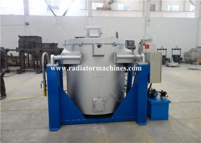 China Hornos fusorios de fuel del metal/de aluminio con el sistema ardiente 350KG del tubo en venta