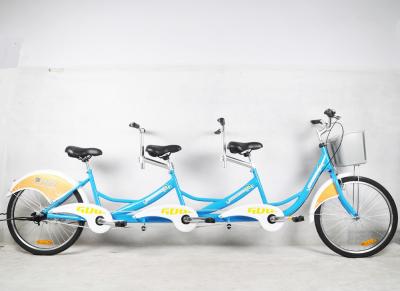 China GOGOBIKE Steel 24 Inch Steel Frame Single Speed Three People Bicycle For Sale for sale