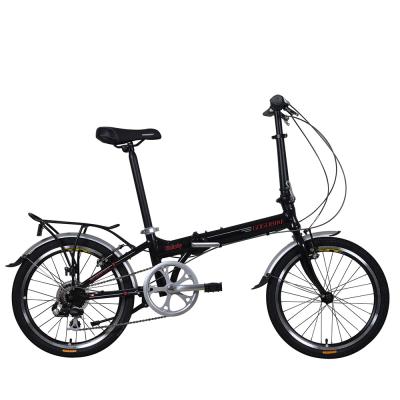 China Hot Sale Aluminum Alloy 7 Speed Steel 20 Folding Bike for sale
