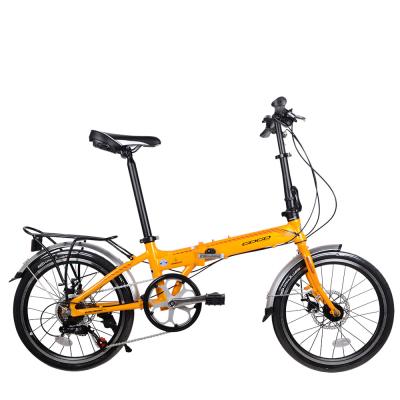 China Aluminum Alloy 20 Inch 7 Steel Speed Fold Bike For Sale for sale