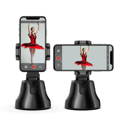 China 2021 New Gimbal Auto Tracking Mobile Phone Holder PORTABLE Smart Mobile Phone Holder 360 Degree Rotation Mobile Phone Holder for sale