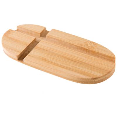 China Hot Seller Simple Design Wooden Cell Phone /bamboo Wooden Bamboo Stand For Phones And Tablet Holder Stand for sale