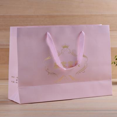 China Good Quality Recyclable Customized LOGO Printed Luxury Paper Bag Packaging for sale