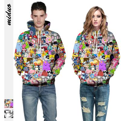 China Pullover Printed Hoodies For Men Sublimation Hoodies Quick Dry Sweatshirts Latest Unique Design 3d Printed Pullover Couples Unisex Hoodie for sale
