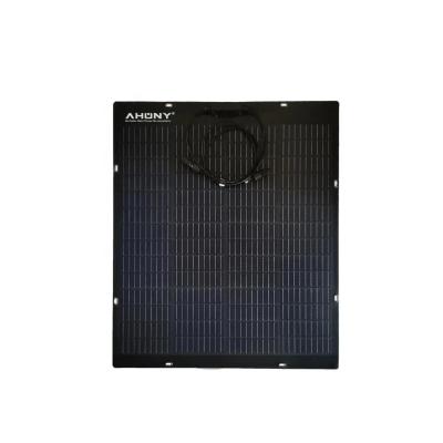 Chine Panneau solaire ultra-légère pour balcon pliable étanche à l'eau 100w Panneau solaire semi-flexible à vendre