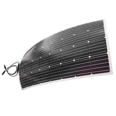 Chine Module de panneau solaire pliable monocristallin flexible transparent Bateau de mer 175w 18v 12v léger étanche à vendre
