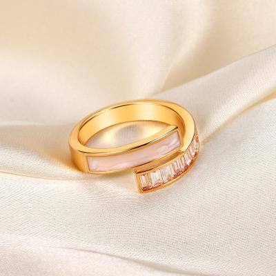China Fashion 925 Sterling Silver Jewelry Women Pave Diamond Fashion Finger Ring for sale