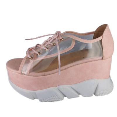 China Party Shoes Wedges Platform Rubber Sole Material Sports Plastic Sandal for sale