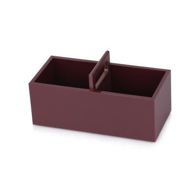 China 155*70*75mm coffee acrylic sachet box for 5-star hotel bathroom for sale
