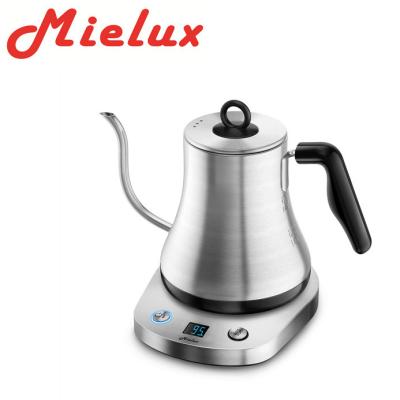 China Temperature Controlable Base 360 Degree Rotating Goose Neck Kettle Coffee Electric Kettle Setting Kettles for sale
