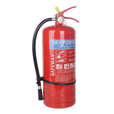 Chine Facile à utiliser rouge approuvé de la CE d'extincteur d'ABC 6kg de SAFEWAY DC01 à vendre