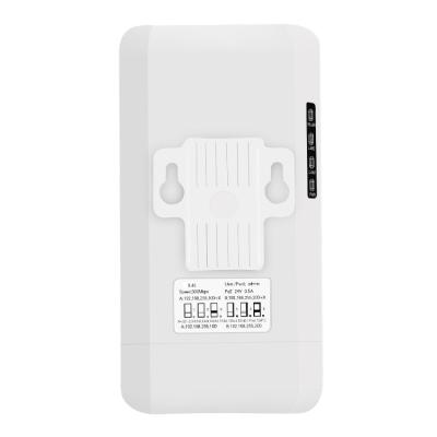 China Elevator Dedicated Speed 5.8GHz 300Mbps Rate Outdoor Cpe Wireless Network Single Frequency Bridge 197*44*110mm for sale