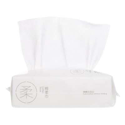 China Personal Care 80 Pcs Cotton Facial Pads Cotton Towel Makeup Cleansing 20*20cm Personal Care 80pcs Square for sale