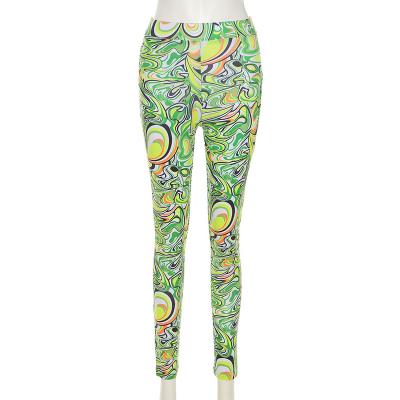 China Sustainably Printing Cultivate Her Morality Women Clothes Summer Thin Pants And Trousers for sale