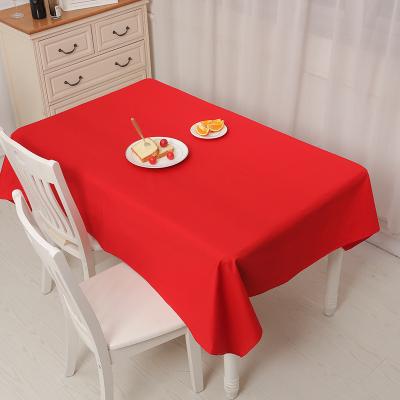 Chine Dining Table Cloths Wedding Disposable Polyester Restaurant Table Cover Bistros Table Cloth Polyester Table Cloth à vendre
