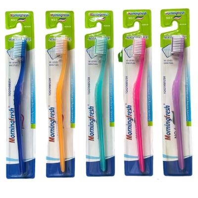 China Factory Direct Sales Morning Series Home Fresh Toothbrush Solid Color Soft Bristle Brush Head To Protect Teeth And Clean Mouth Plastic Toothbrush for sale