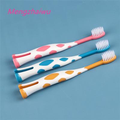 China Hot Selling Hot Selling Tableware Spain Beauty And Personal-Care Oral Hygiene With Logo Custom Soft Kids Cute Furry Kids Toothbrush Cartoon for sale