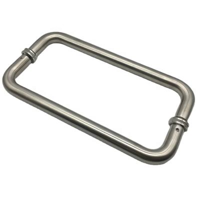 China China Wholesale Modern Stainless Steel Shower Bathroom Glass Door Pull Handles for sale