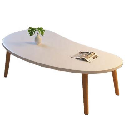 China Other GetGold Wholesale Simple Coffee Table Wooden Cloud Coffee Table Modern Small Living Room Balcony Table for sale